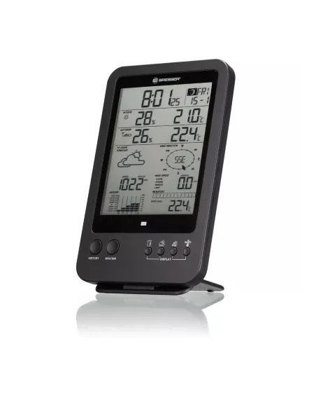 Station météorologique Bresser - 5 en 1 (anémomètre, pluviomètre, baromètre, ...)