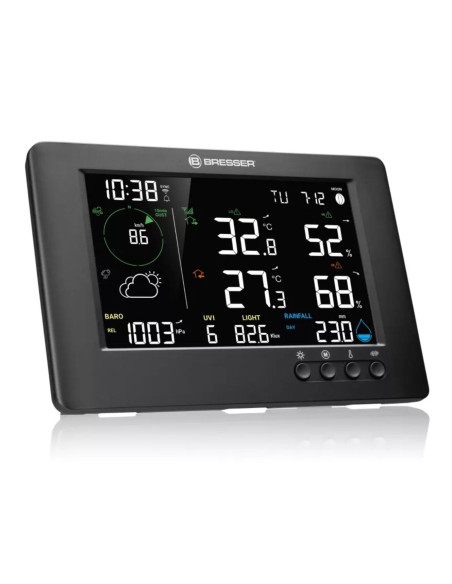 Station météorologique Bresser (Anémomètre, Pluviomètre, Baromètre, Indice UV, etc) - 7 en 1