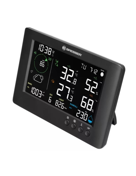 Station météorologique Bresser (Anémomètre, Pluviomètre, Baromètre, Indice UV, etc) - 7 en 1
