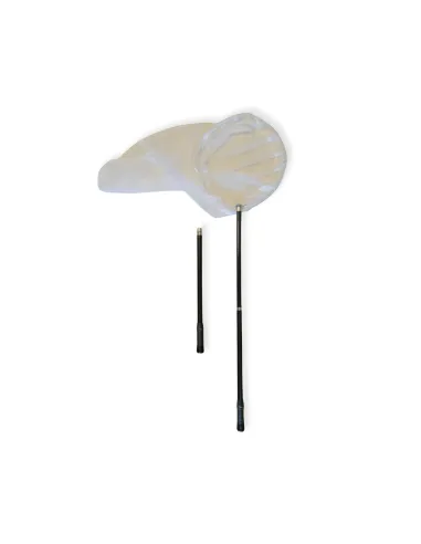 Filet à papillons Pro télescopique en 2 sections et pliable stratifié 43-80 cm | Arceau de 30, 40 ou 50cm