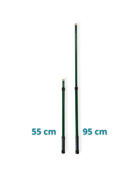 Filet à papillons Pro télescopique en 2 sections et pliable 55-95 cm
