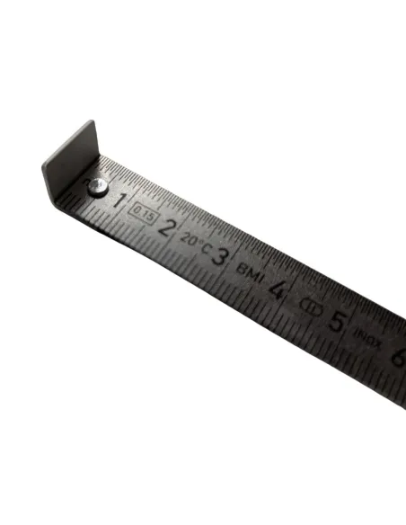 Règle en inox ornithologique 15cm