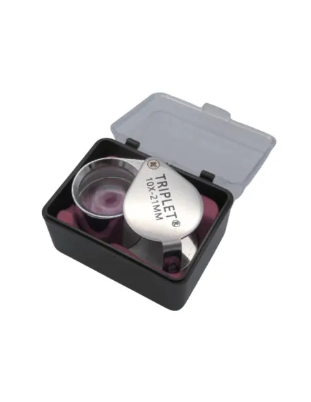 Loupe botaniste de poche - Triplet monoculaire 10x 21mm
