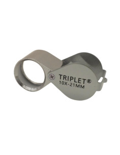 Loupe botaniste de poche - Triplet monoculaire 10x 21mm