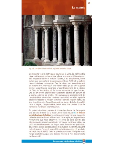 Promenade géologique à Fréjus