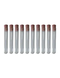 Glass test tubes diameter 15x90mm (Set of 10)