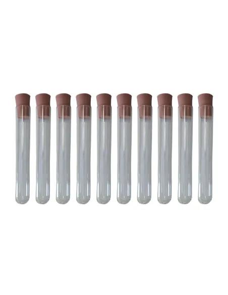 Glass test tubes diameter 15x90mm (Set of 10)