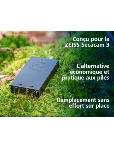 Rechargeable battery for trap Zeiss Secacam 1 and 3 - Le Club Biotope