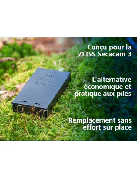 Rechargeable battery for trap Zeiss Secacam 1 and 3 - Le Club Biotope
