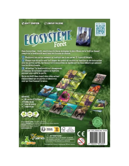 Jeu de société Ecosystème Forêt (+8 ans)