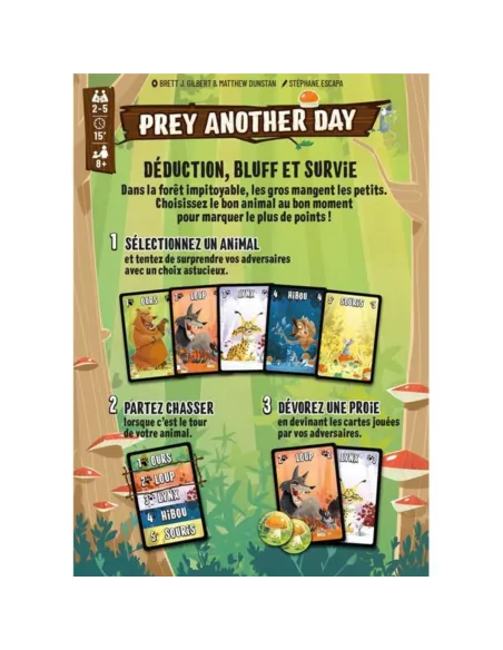 Jeu de société Prey Another Day (+8 ans)
