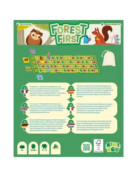 Forest First board game (+3 years) - Le Club Biotope
