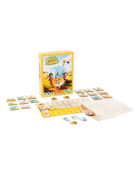 Jeu de société Mission Savane (+5 ans)