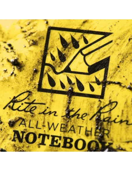 Carnet étanche Rite in the Rain - SPIRALE - 64 PAGES - JAUNE - 124 X 178 MM - N°373