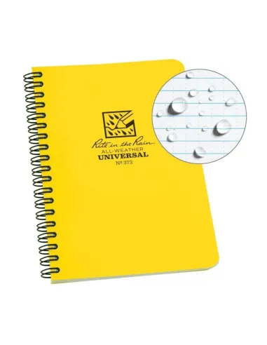 NOTEBOOK - SPIRAL - 64 PAGES - YELLOW...