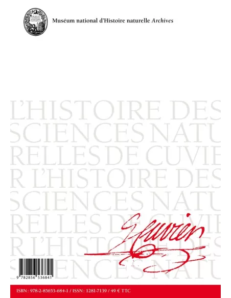 Cuvier's History of the Natural Sciences - 24 lessons from Antiquity to the Renaissance