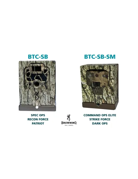 BTC-SB CAMO protective case for Browning Spec ops photo traps - With cable lock