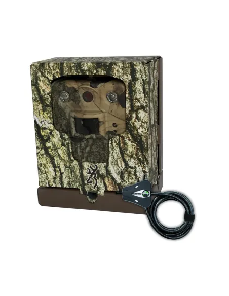 Caja de seguridad BTC-SB-SM para trampas fotográficas Browning (Strike Force - Dark y Command Ops ELITE) - Con cable antirrobo