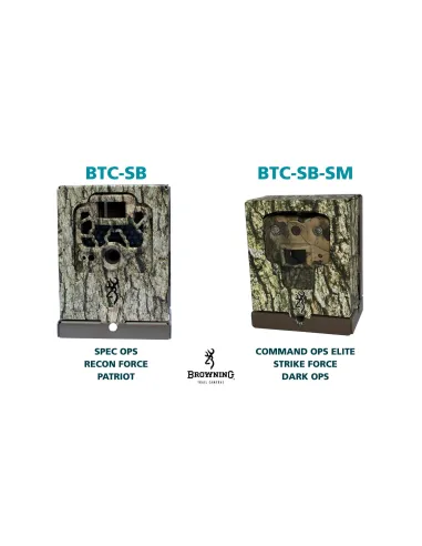 Boitier de sécurité BTC-SB-SM pour pièges photos Browning (Strike Force - Dark et Command Ops ELITE) - Avec câble antivol