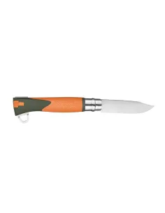 Folding knife N°12 Explore Tire Tique Orange - Opinel