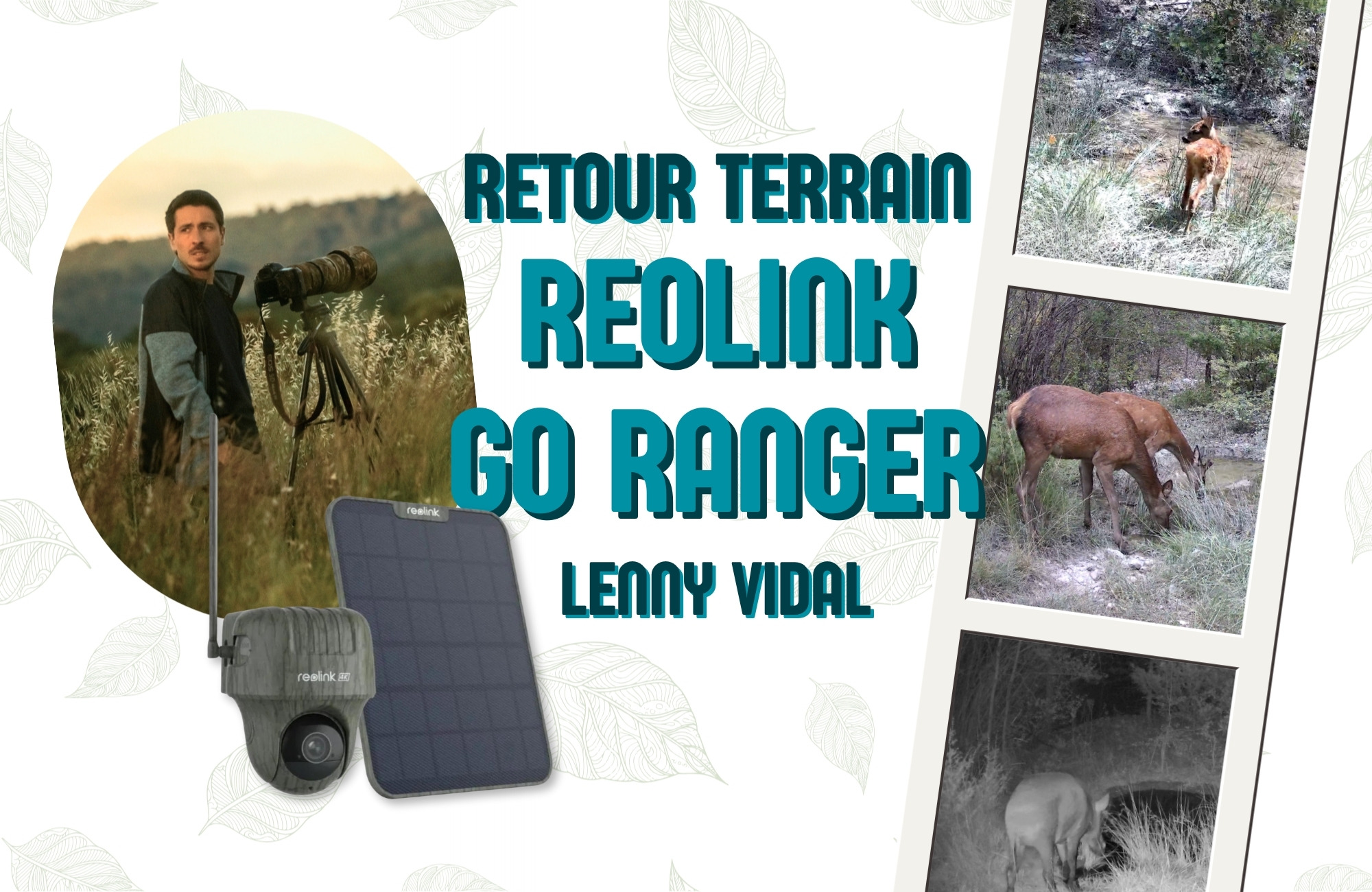 Retour d'expérience de la caméra Reolink Go Ranger